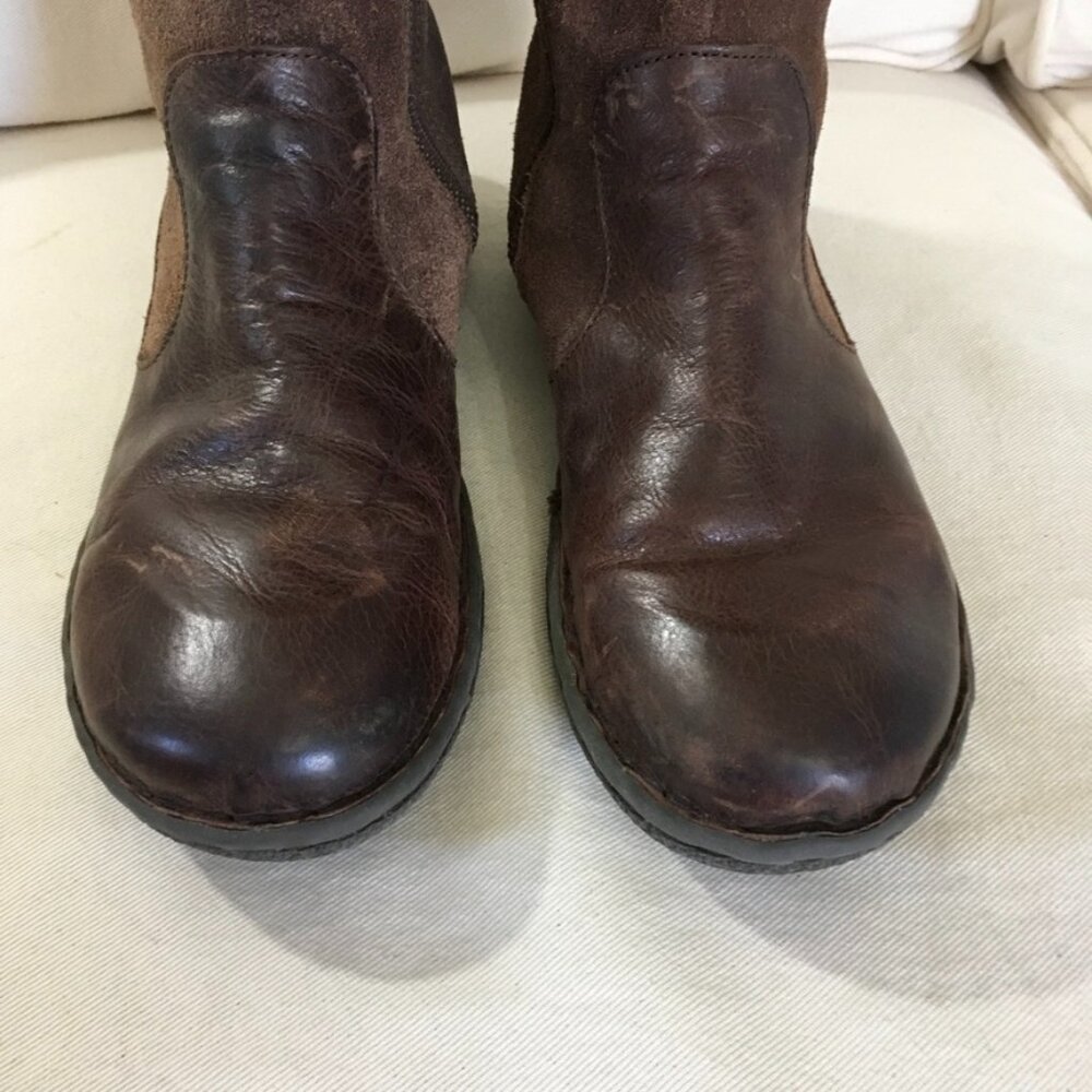 Born Brown Leather Tall Boots - Picture 4 of 13